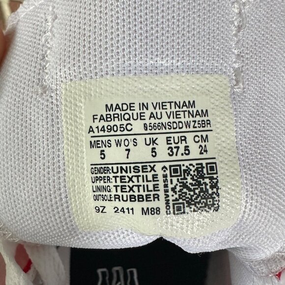 ❤️❤️Converse Chuck Taylor All Star Lift Ox Low Canvas 7 Womens Shoes Red A14905C - Picture 13 of 13